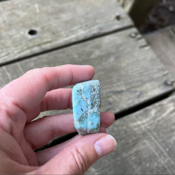 Larimar Gemstone Tumbled - Picture 6 of 15